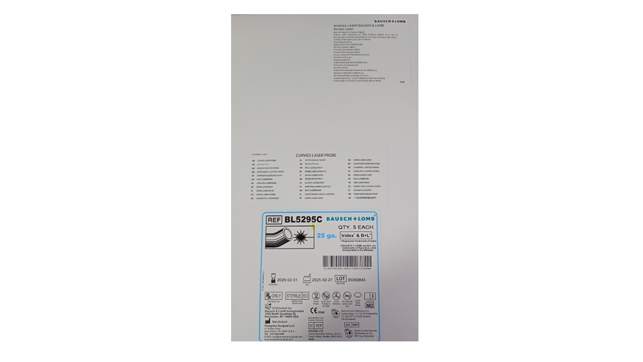 SONDA LASER CURVA 25Ga BL5295C
 (Caja con 5 piezas) BL5295C
