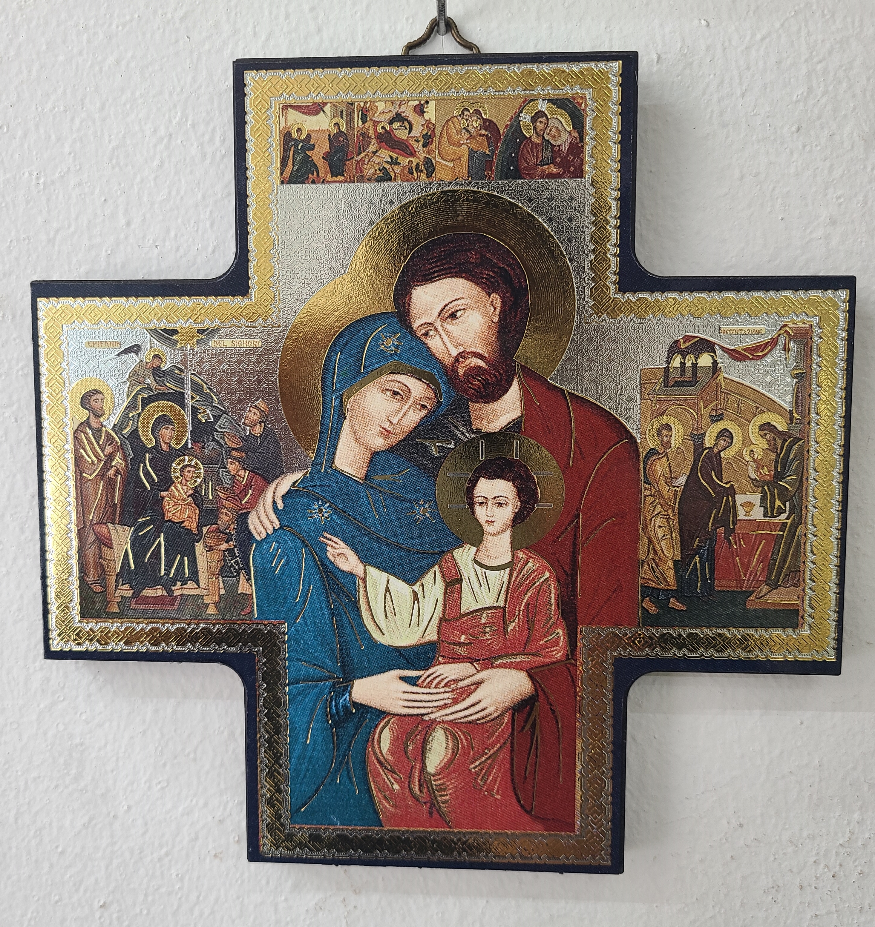 CRUZ SAGRADA FAMILIA
Estampa italina 15cm x 15cm

preguntar por disponibilidad.