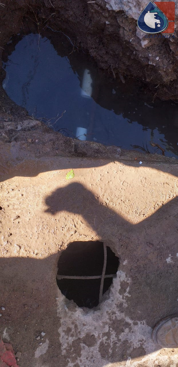 REPARACIÓN DE FUGA DE AGUA EN CALLE  SAN ISIDRO, COLONIA SANTA CRUZ