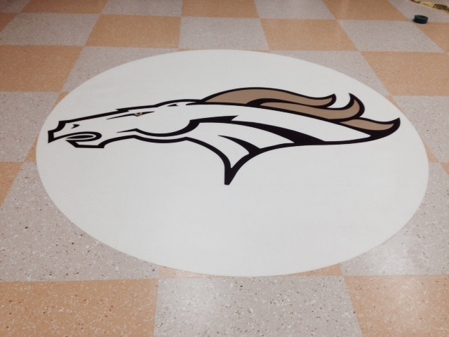 Floor With Horse Print