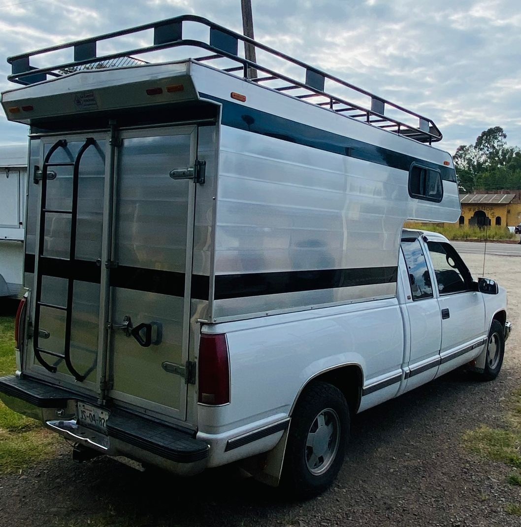 camper de aluminio cachucha zapatero