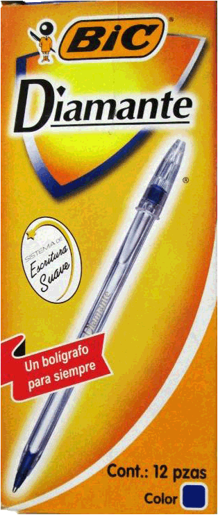 Boligrafo Bic diamante 