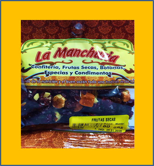 FRUTAS SECAS
80 GRS