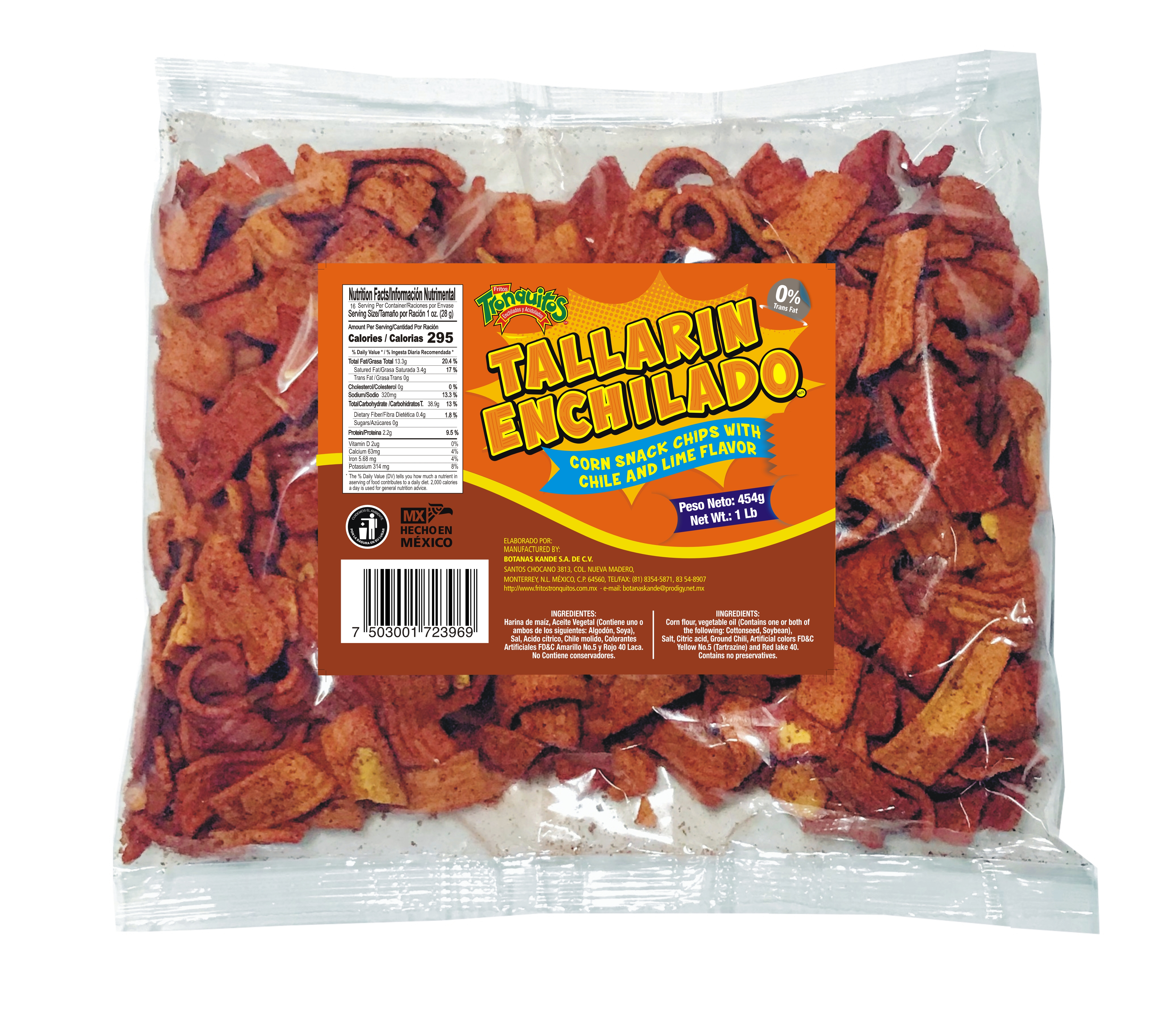 Tallarin Enchilado 454g