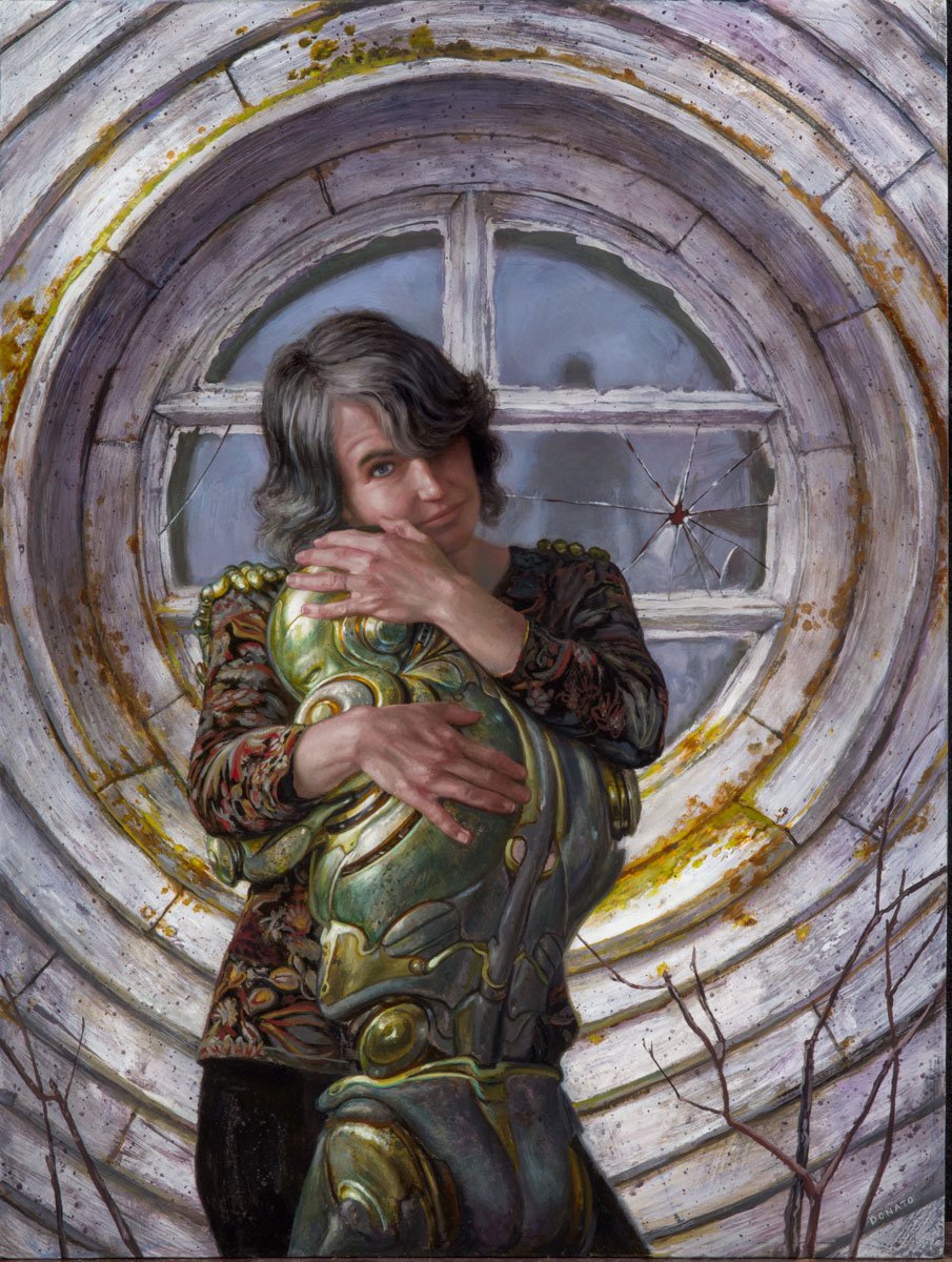 Compassion
24&quot; x 18&quot;  Oil on Panel 2016
what it means to be human...
