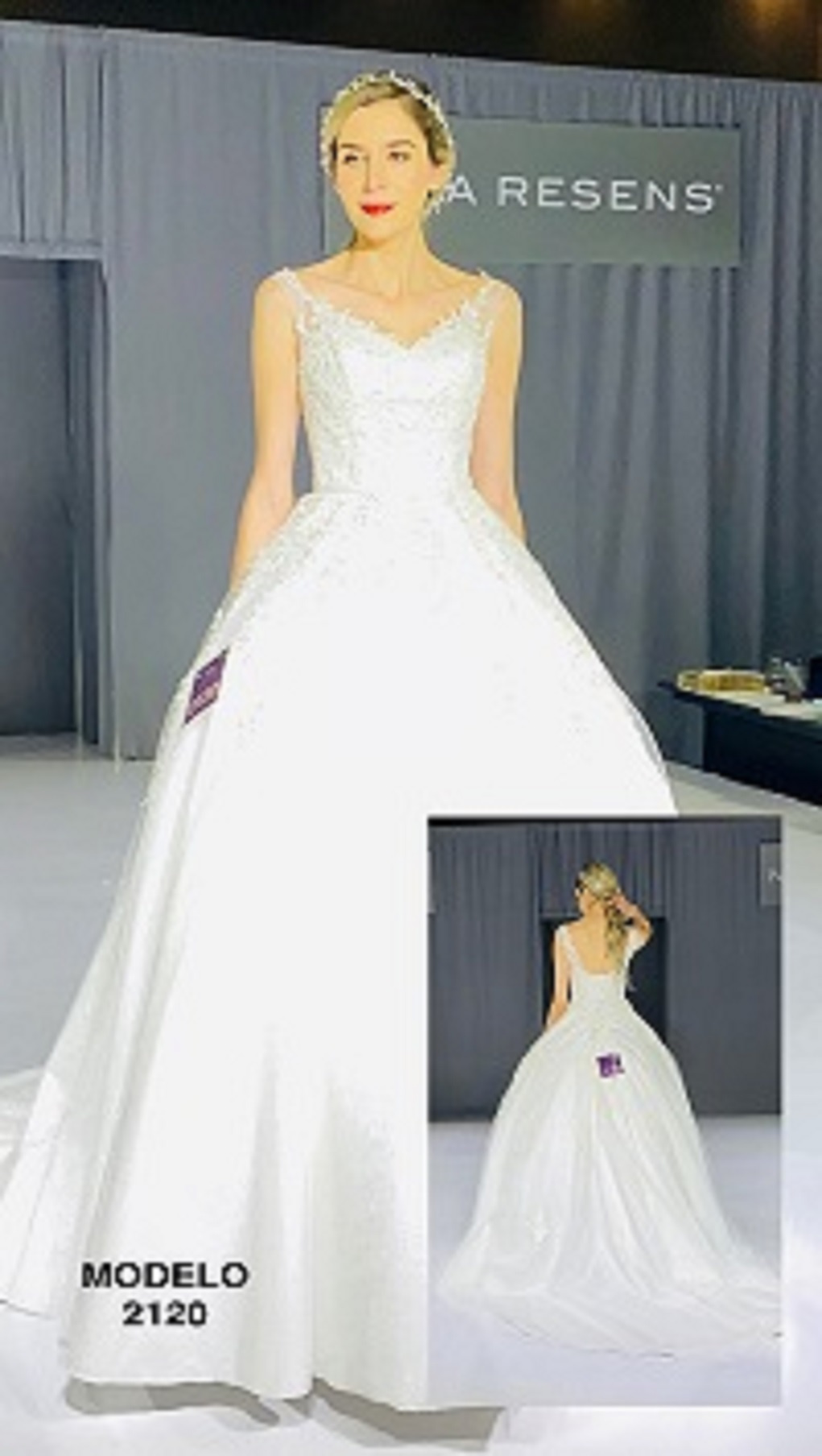 Bride and groom holding hands and running