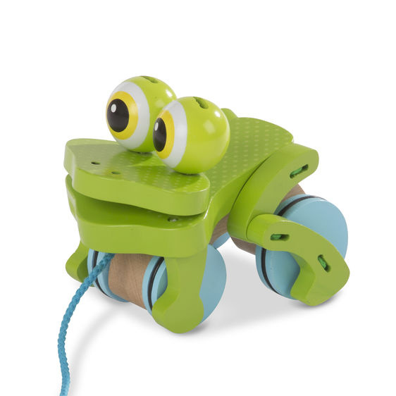 FROLCKING FROG PULL TOY