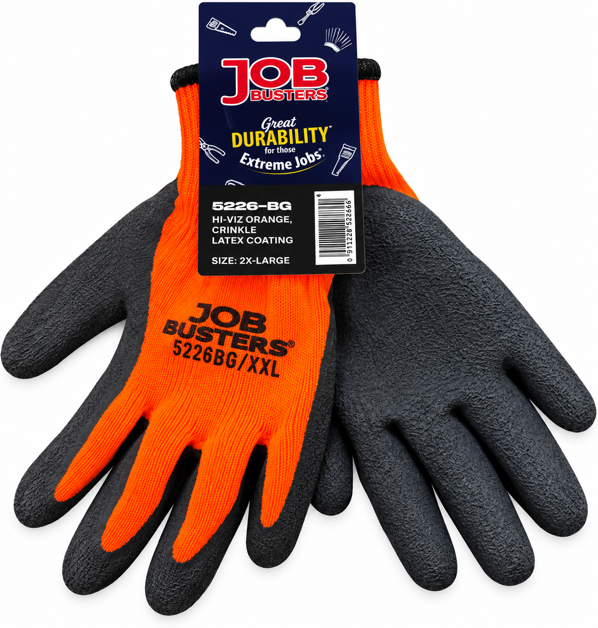 ORNAGE WORK GLOVE
2X-LARGE
ITEM # 5226-BG-2XL
144 CS/PK