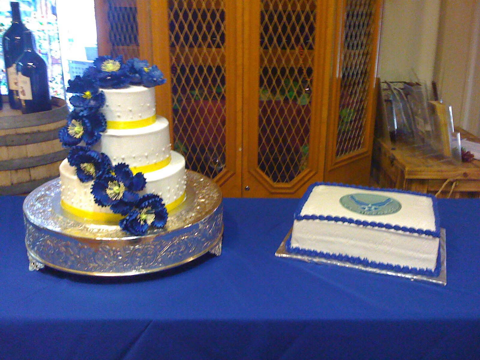 Blue Fondant Cake