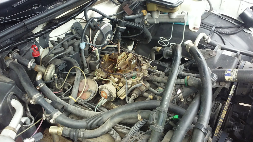 1988 Chevy Monti-Carlo SS 5.0L Carburetor (before)