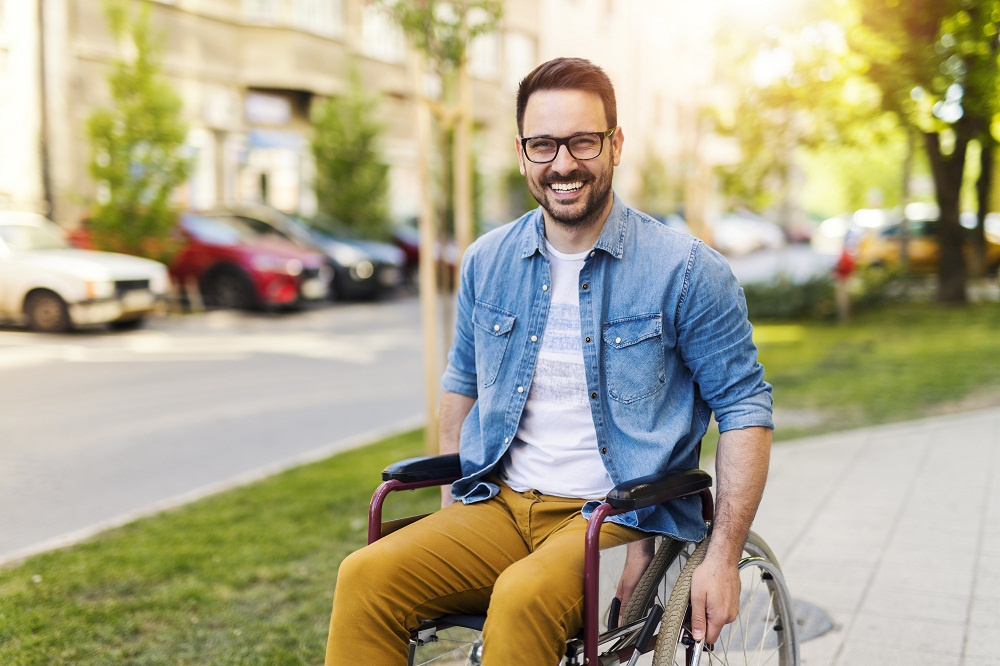 Young Man in Wheelchair