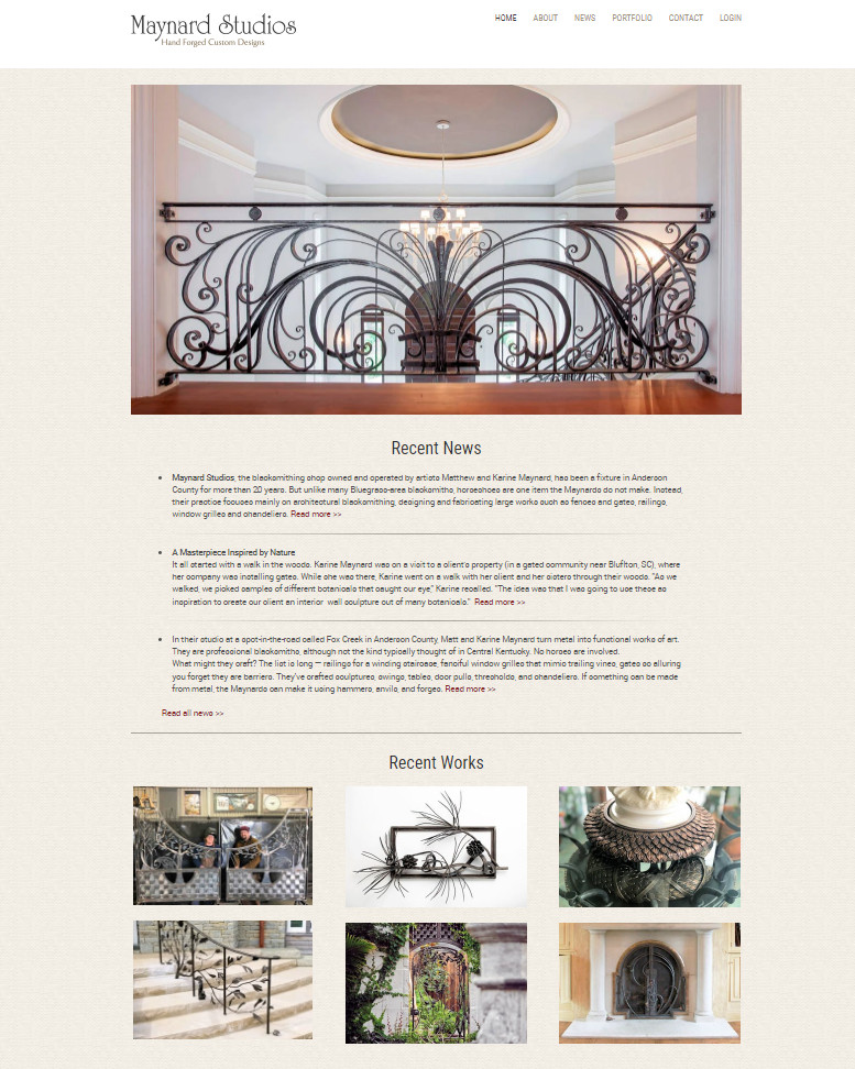 Maynard Studios, Artisan Blacksmiths, Lawrenceburg, KY