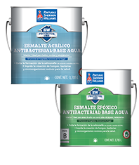 El Esmalte Epóxico Antibacterial Base Agua es un recubrimiento de resina epóxica de dos componentes, catalizado y formulado para un alto desempeño. Es ideal para combatir la formación de algas, hongos y bacterias.