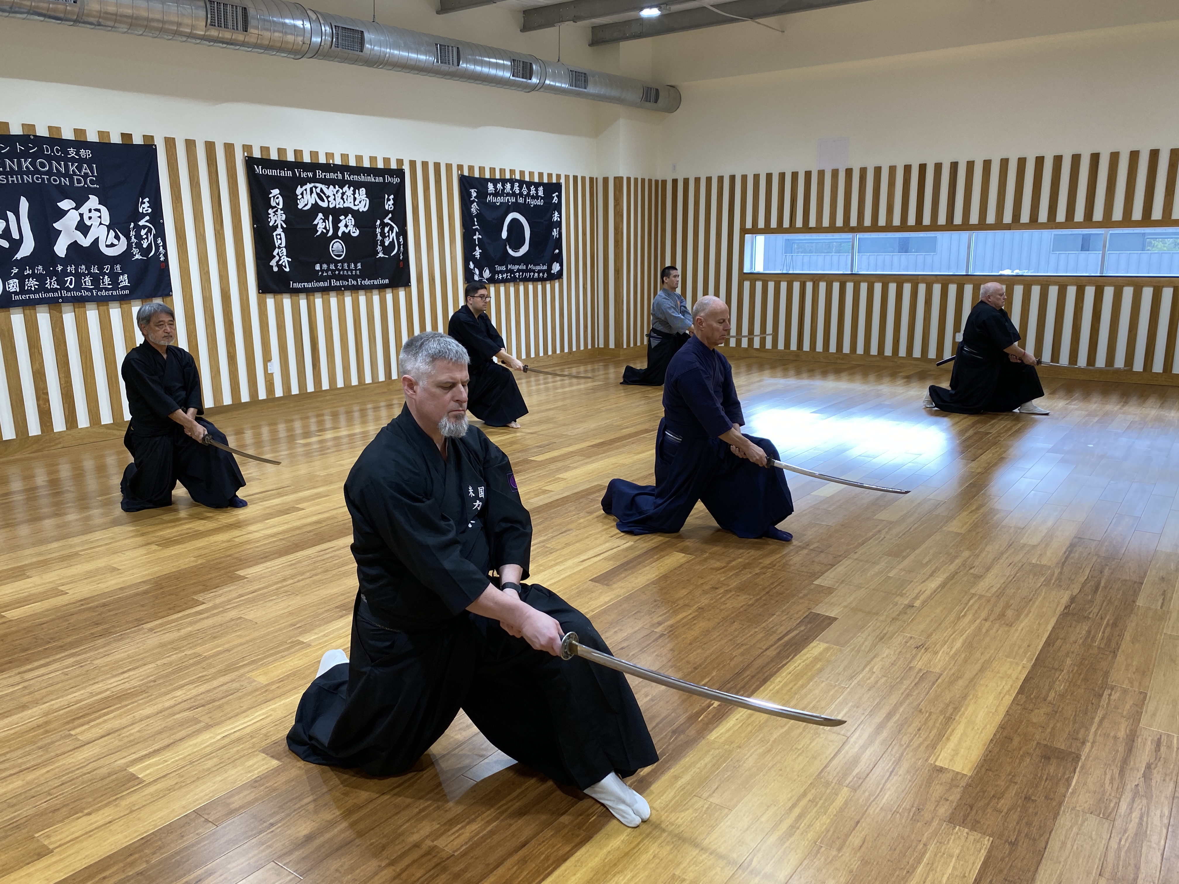 Sunday morning - Mugairyu Iai Hyodo training session.