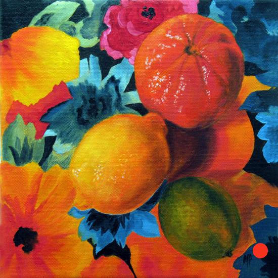 Kissed By The Sun
10x10
Oil on canvas
