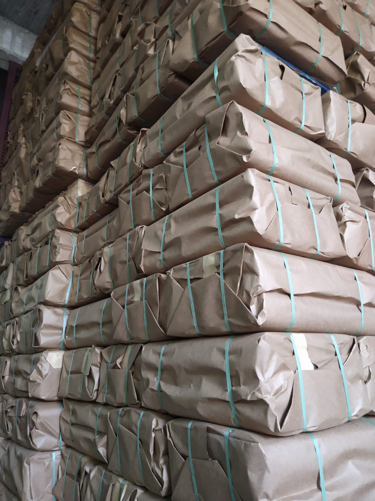 Office chair in front of a stack of card boxes Office chair in front of a stack of card boxes