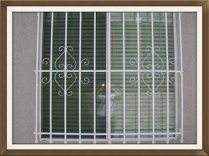 Standard Window Guard Design in White