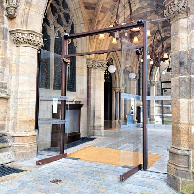 Rochdale town hall main entrance