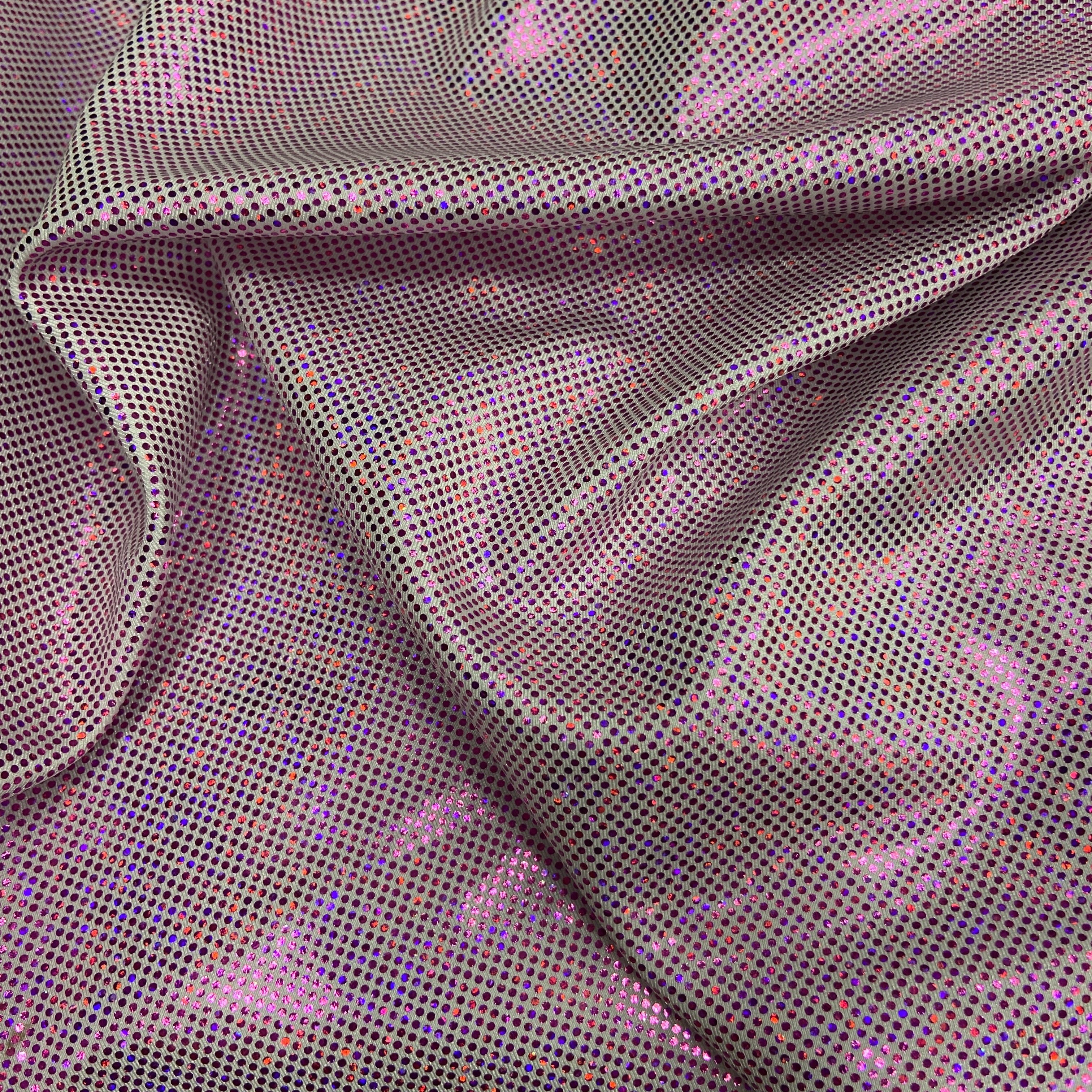 Light pink sparkle hologram