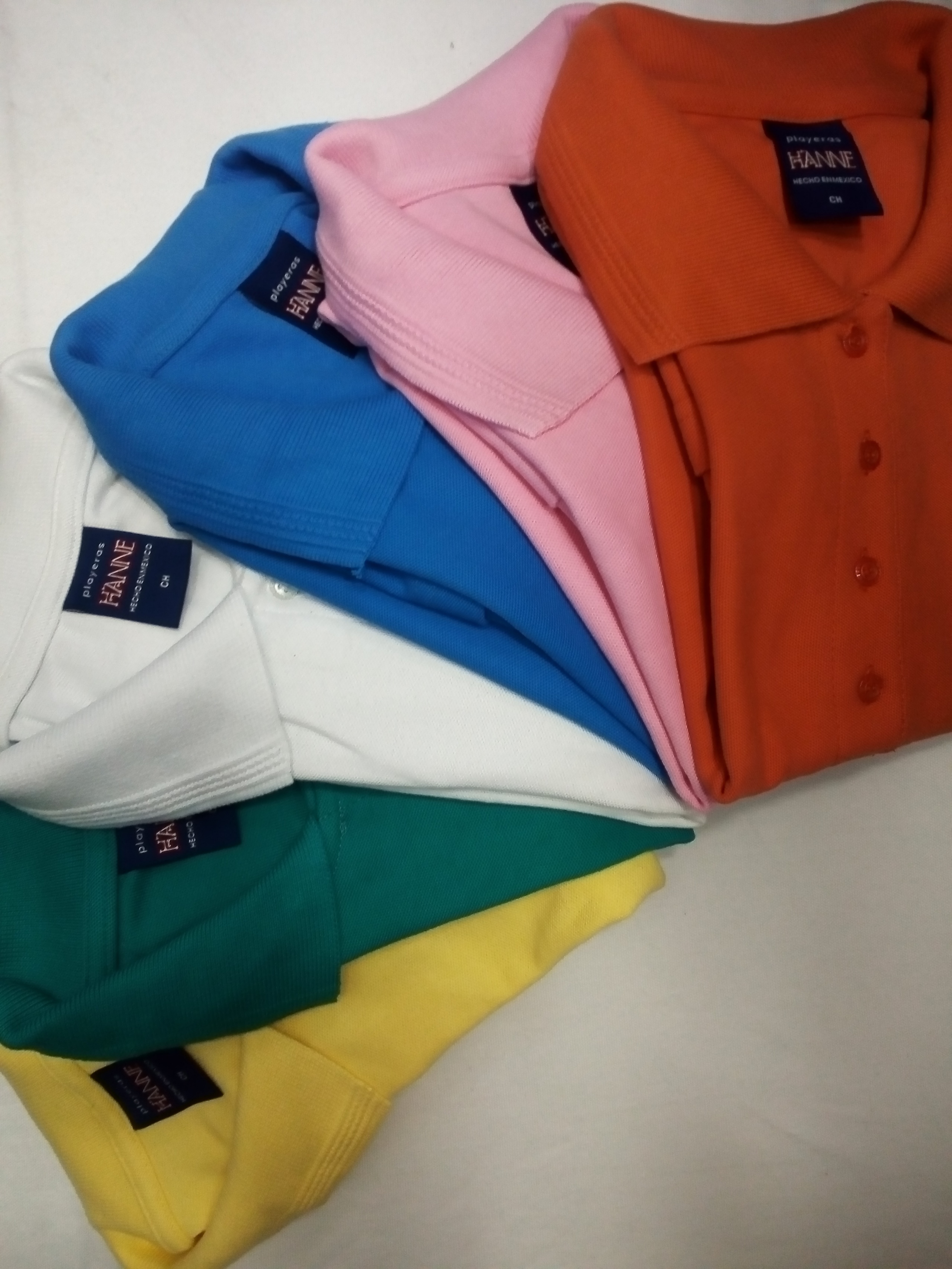 Playeras hanne top tipo polo