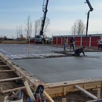 Filling spaces with cement