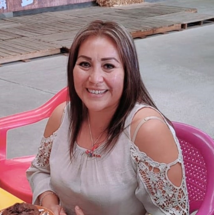 Happy female customer