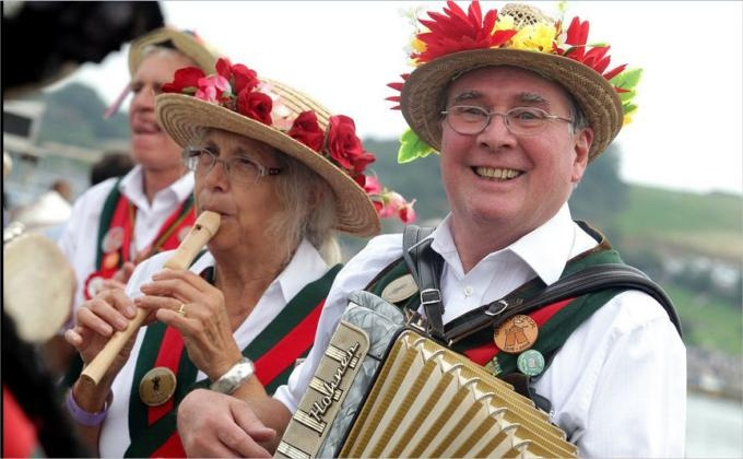 Viviane and Alan at the Red Lion
