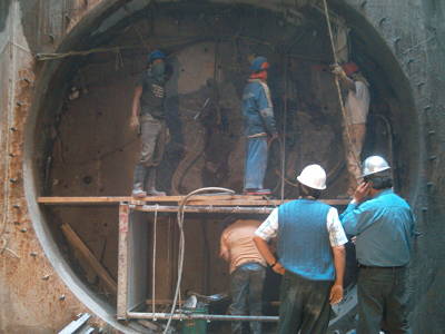 Conexión de Lumbrera y Túnel Texcoco, Distrito Federal
