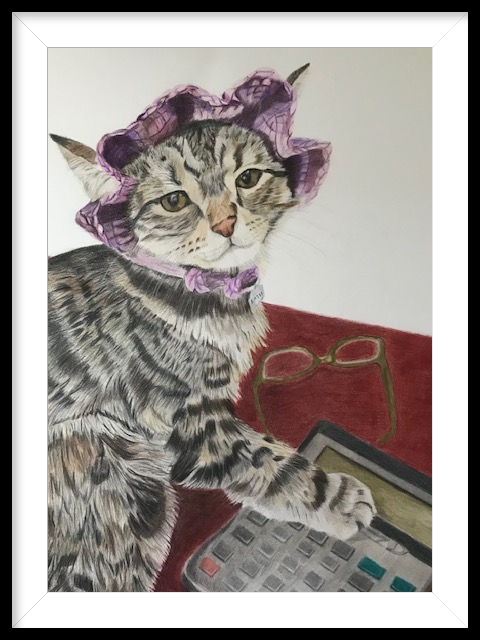 The Numbers Don't Add Up
Katie Kat
9x12
Hot Press Watercolor Paper