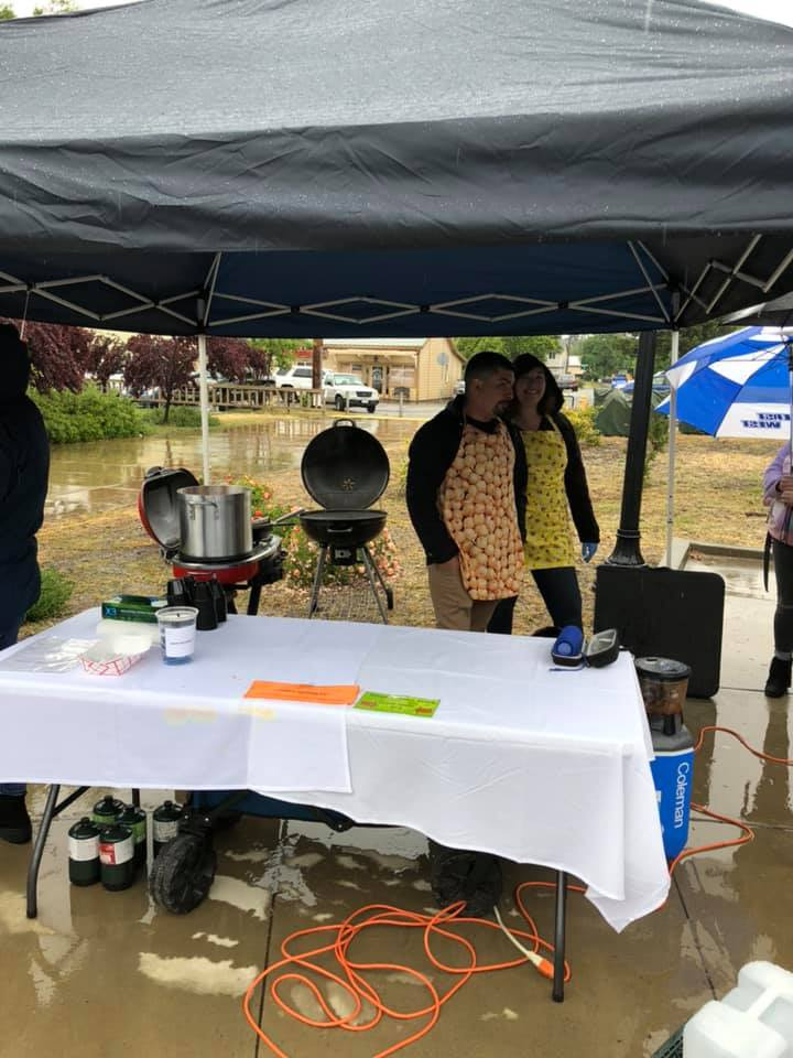 Rain or Shine
Our cookers were there!