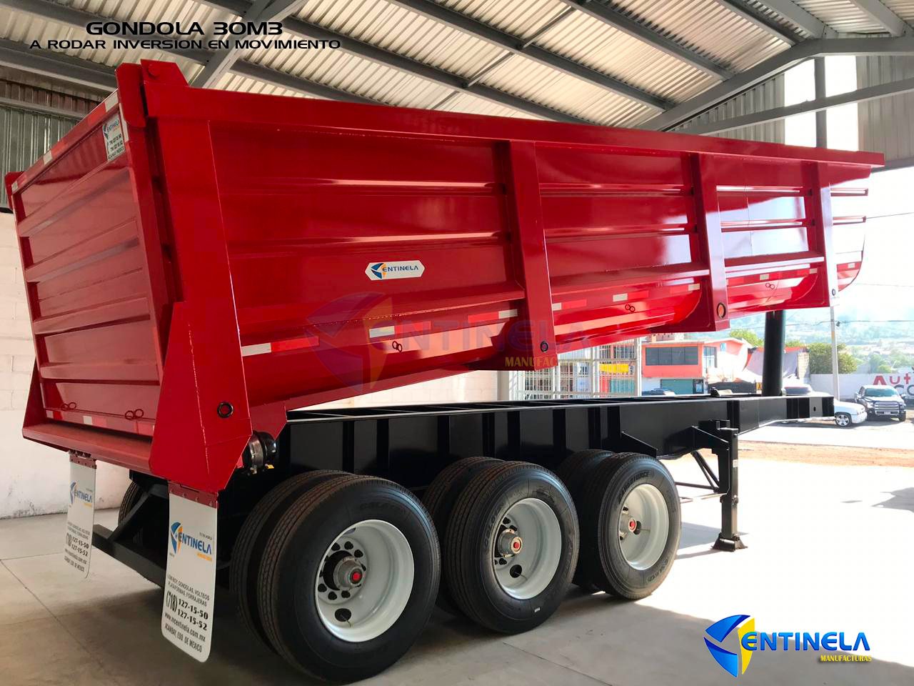 Gondola 30m3 semiredonda