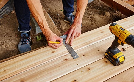 Measuring Wood For Deck
