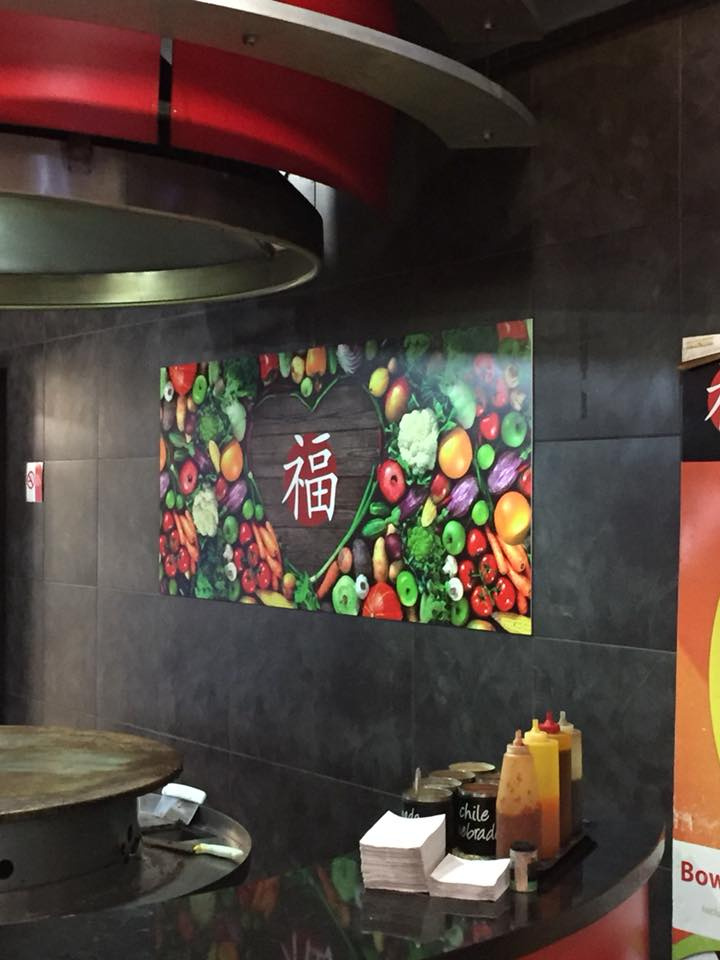 Impresión de vinil sobre trovicel