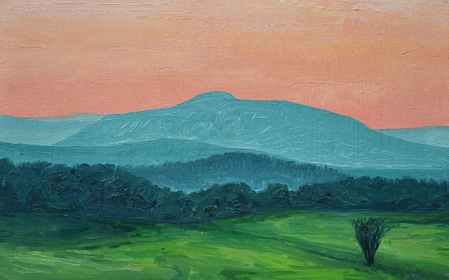 Leonard, Catskils, 7 1/2 x 12 Oil