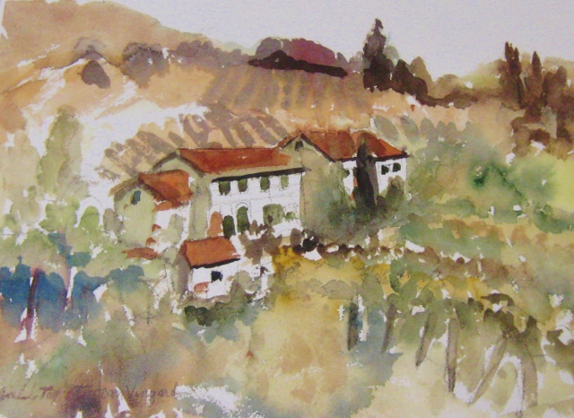 Taylor, Tuscan Vineyard, 10.5x14.5 WC