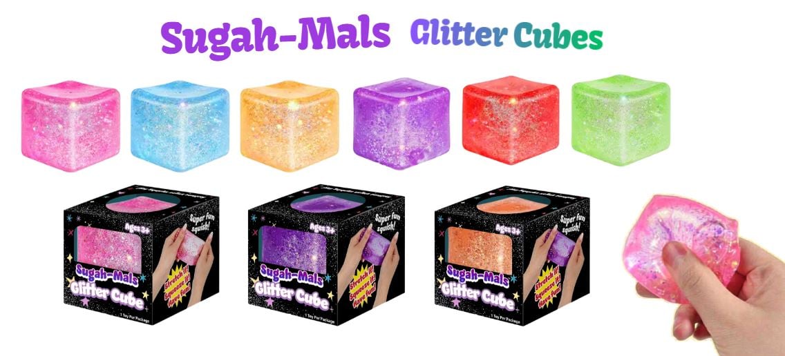 3159F
SUGAH-MALS GLITTER CUBES
12 PC DISPLAY
UPC 786922315957
48 CS/PK
