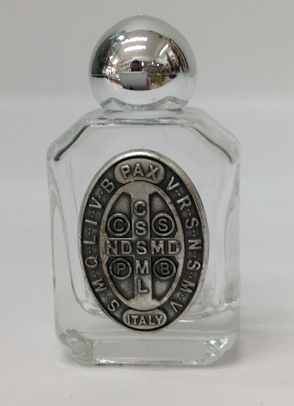 BOTELLA CON IMAGEN DE SAN BENITO