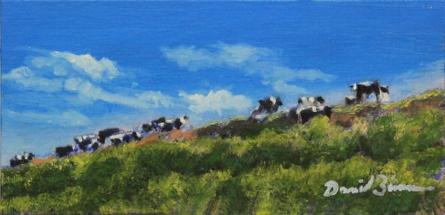 Zimmerman Cowtown Ridge, 6x12 Oil