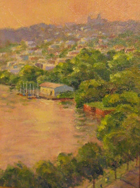 Schmidt, Georgetown Waterfront, 12x9, Oil