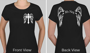 Rh-Negative Cross & Wings Shirt