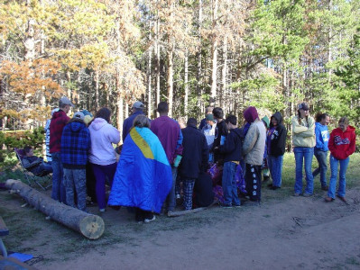 Mornings are cold until the sun gets over the mountain!