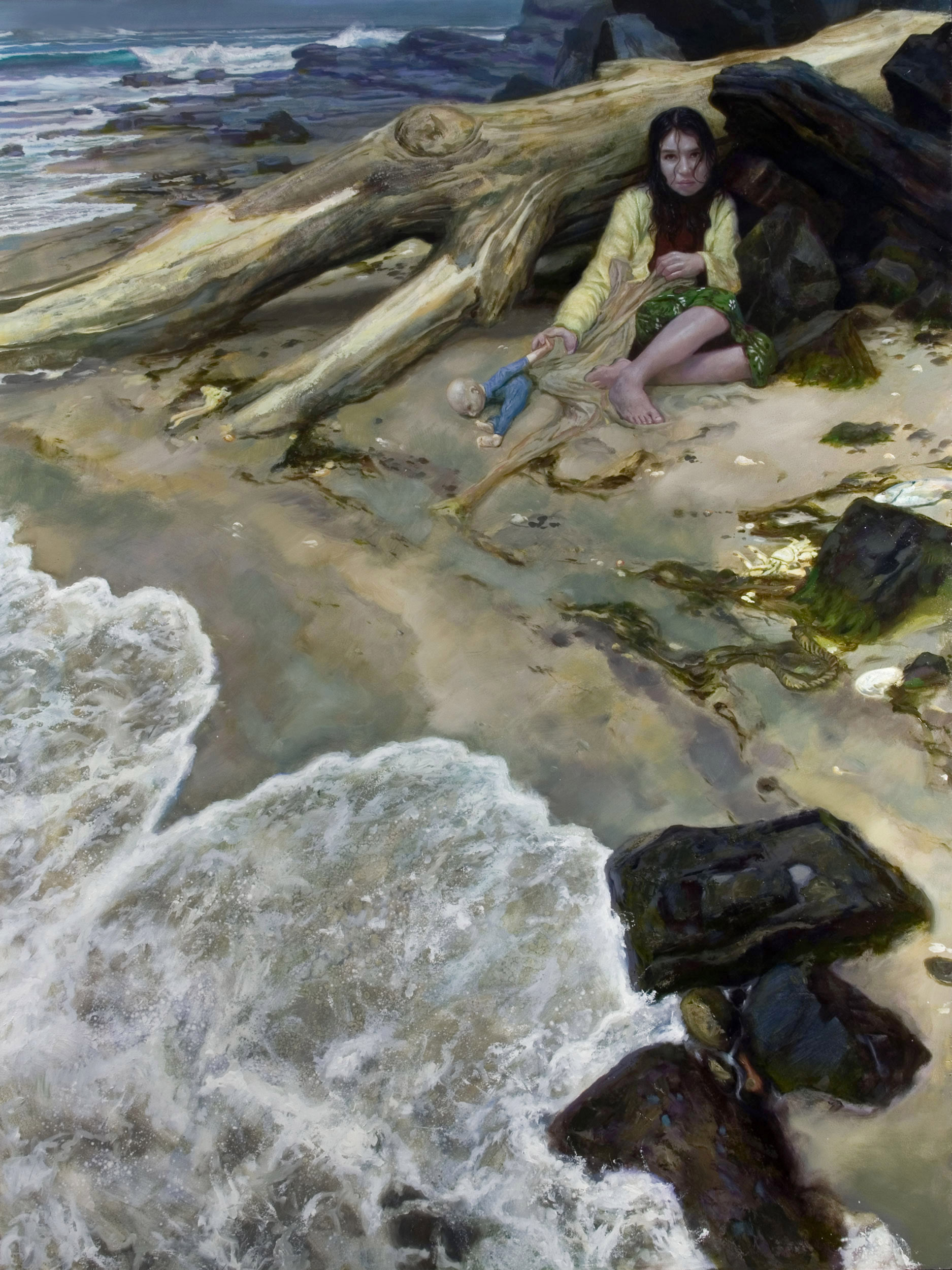 Orphaned
48" x 36"  Oil on Panel 2010