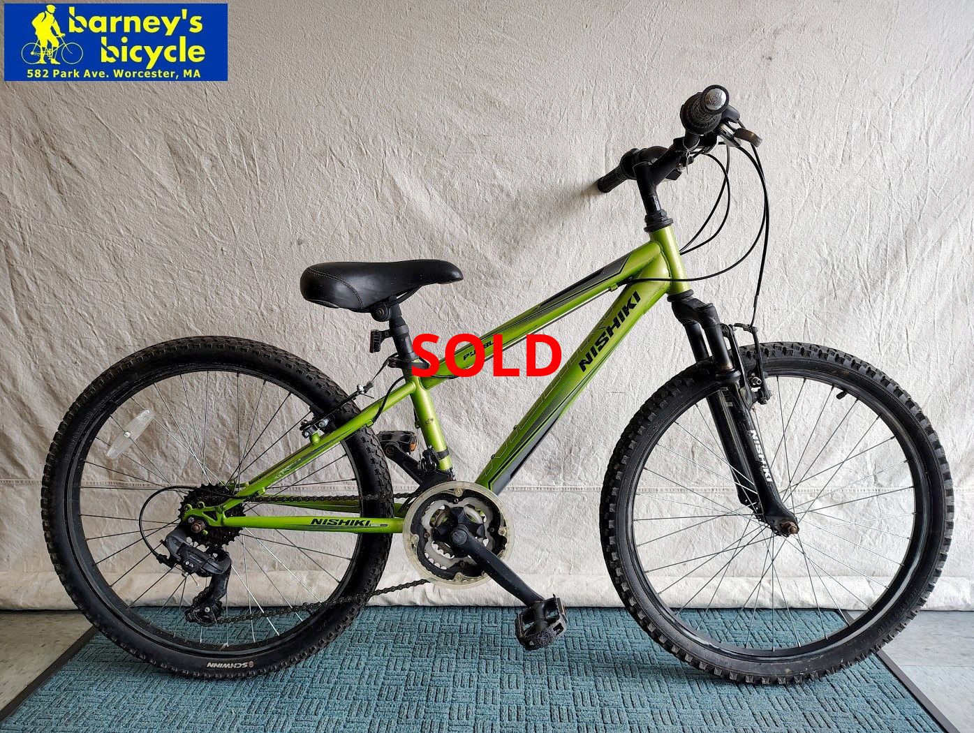 Nishiki Pueblo 24 (B)
Wheel Size: 24"/ Ages 9-12
Speeds: 21spd 
Price: $219.00 (Professionally Tuned)
