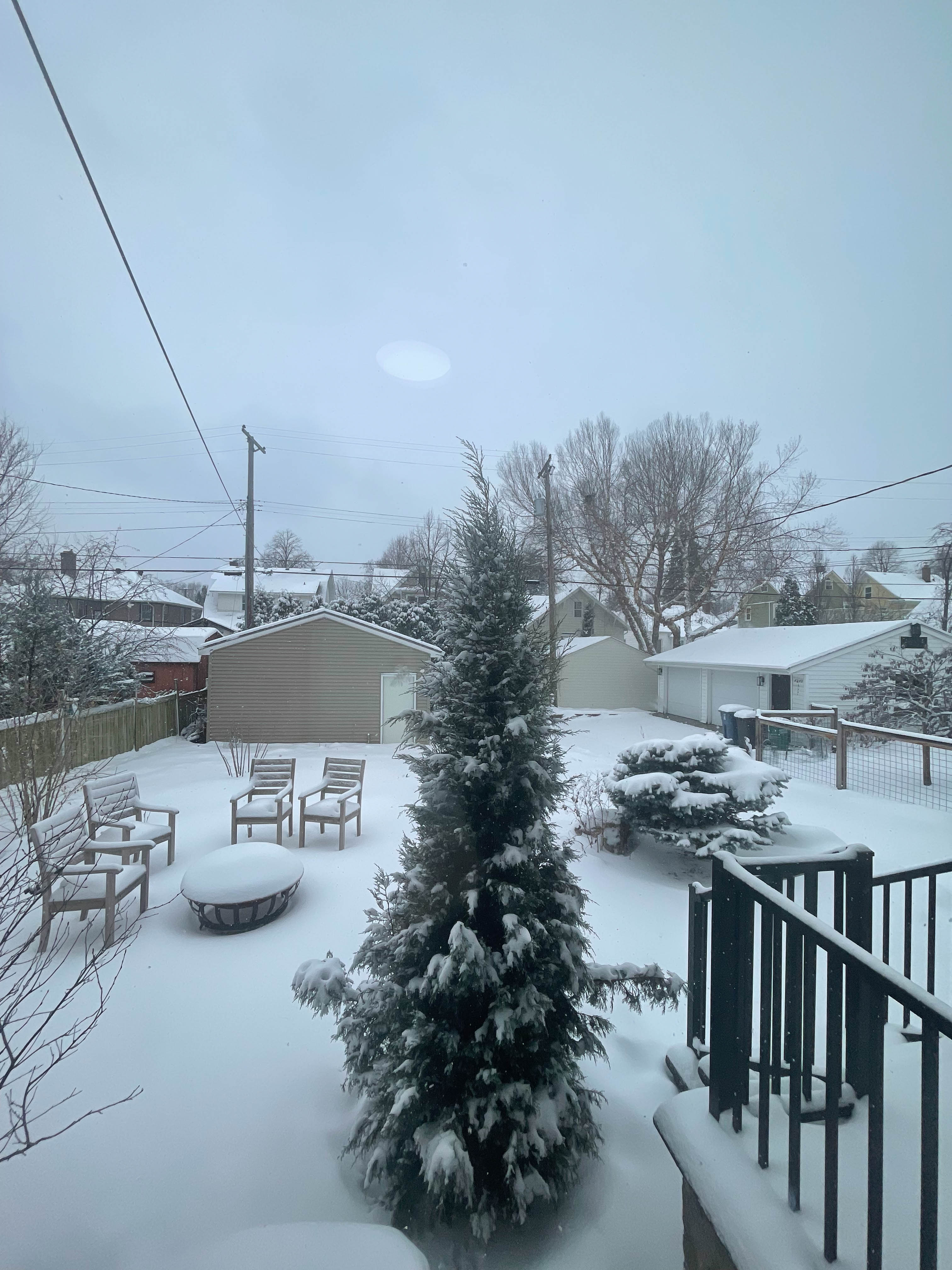 We arrived in Minneapolis during a big rainstorm that turned into a snowstorm