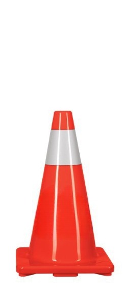 CONO NARANJA 45CM 
CON REFLEJANTE