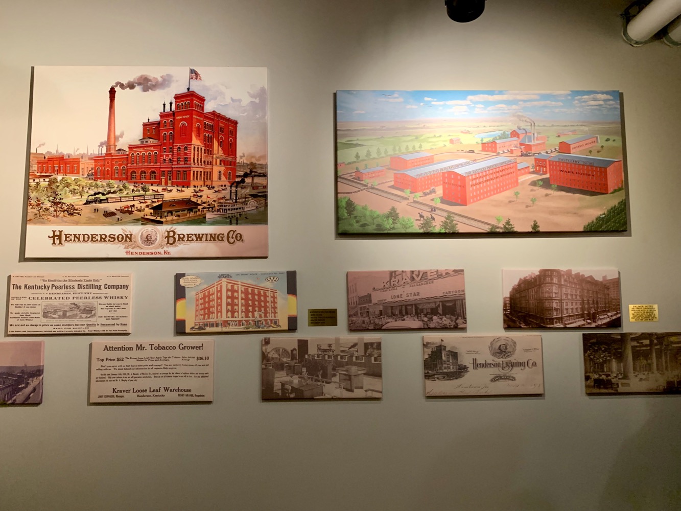 Kentucky Peerless Distilling - History Wall