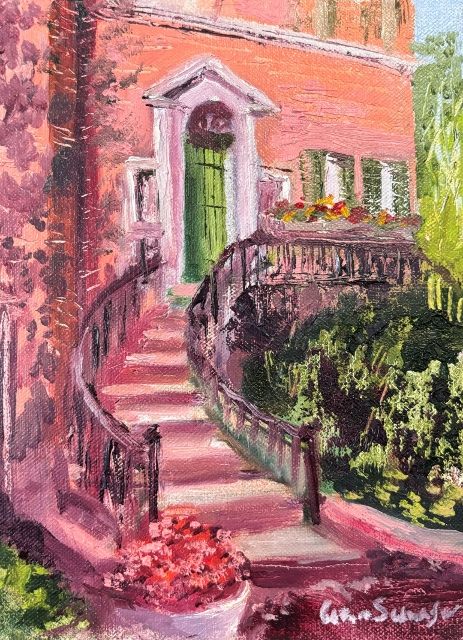 Schaefer, Warm Welcome, 8" x 6" Oil