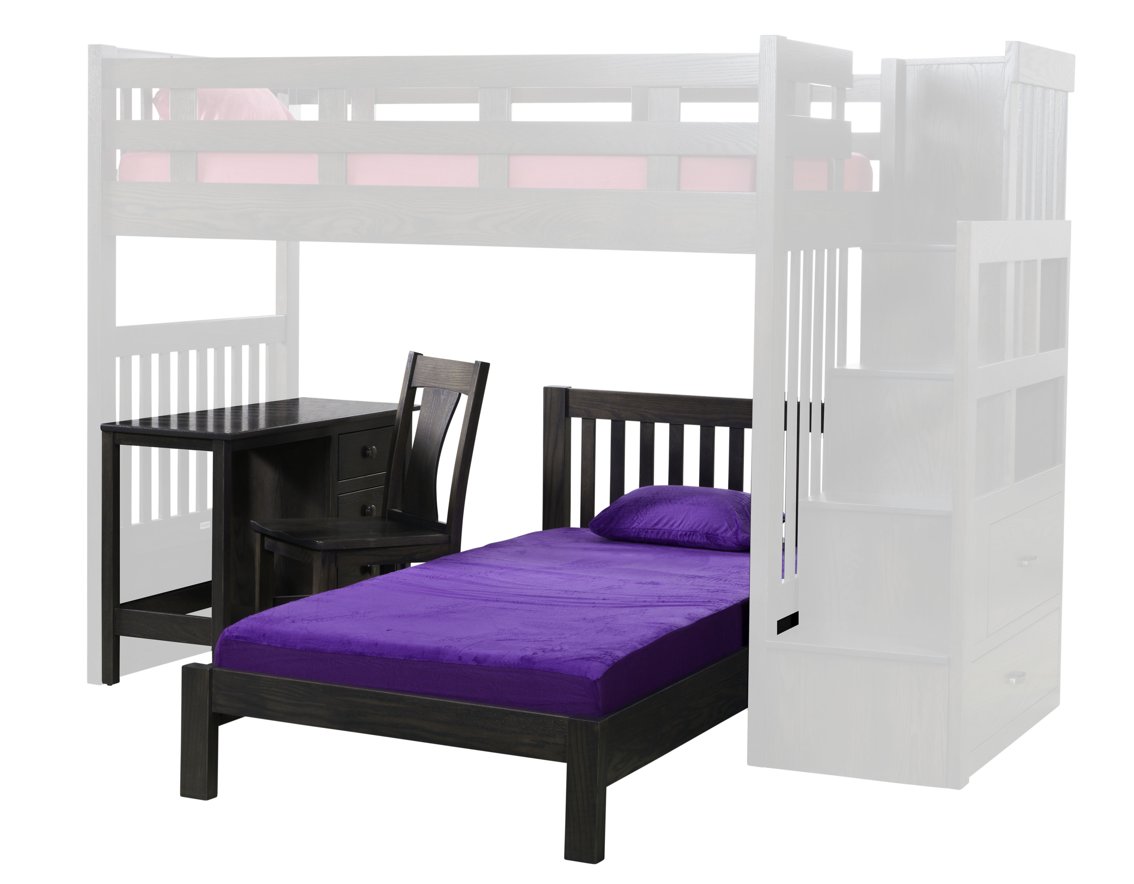 Kingston Desk and Twin Bed-#28