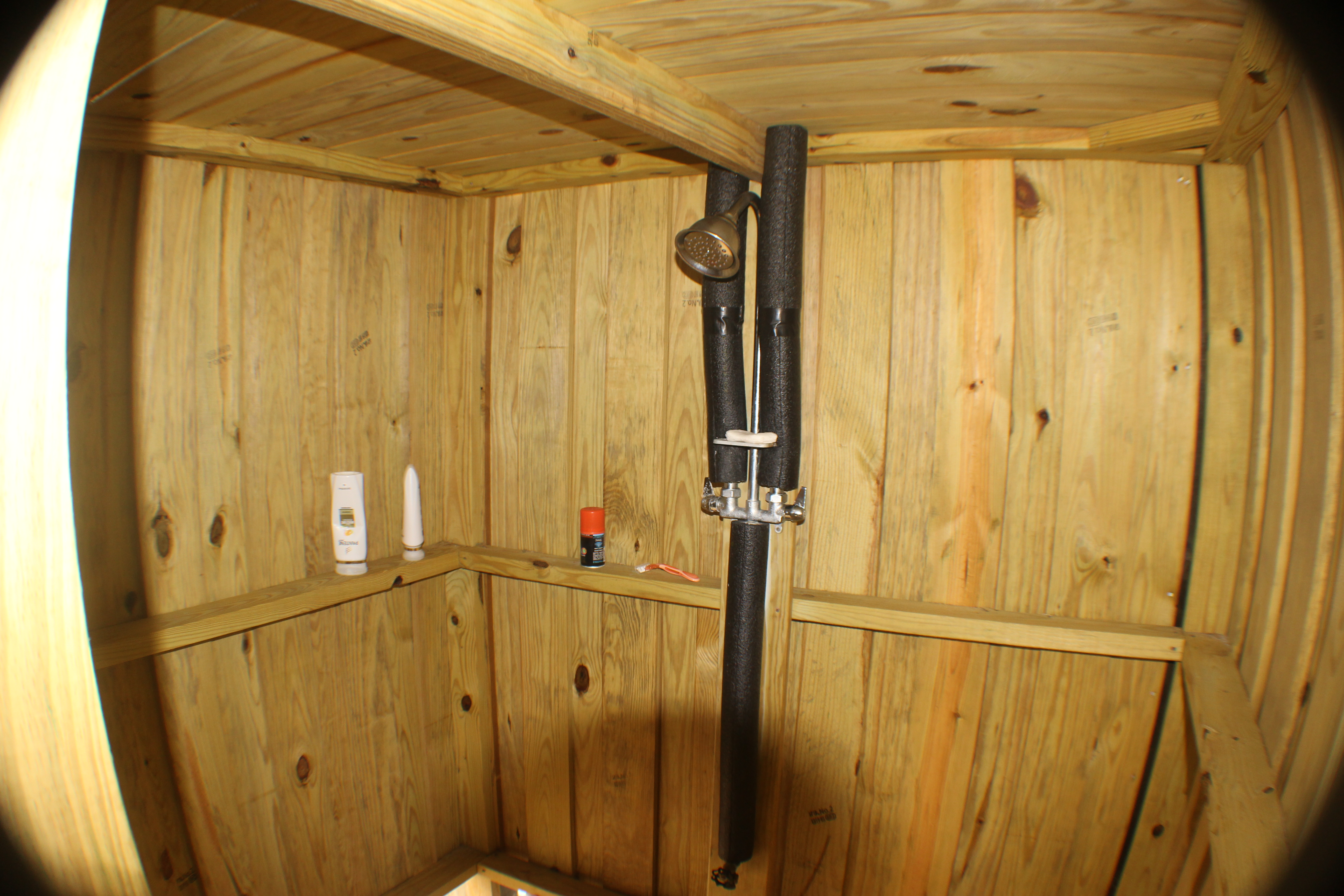 Outside Shower Plumbing