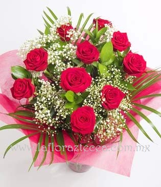MD - 113 
$580
Bouquet de 12 rosas, acompañado de Gypsophilia